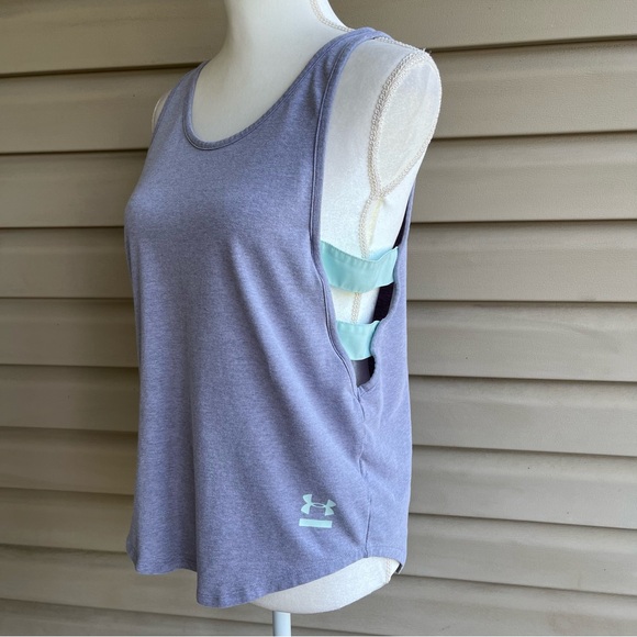 Under Armour Tops - •Under Armour• HeatGear Open Sides Tank Top - Size Small